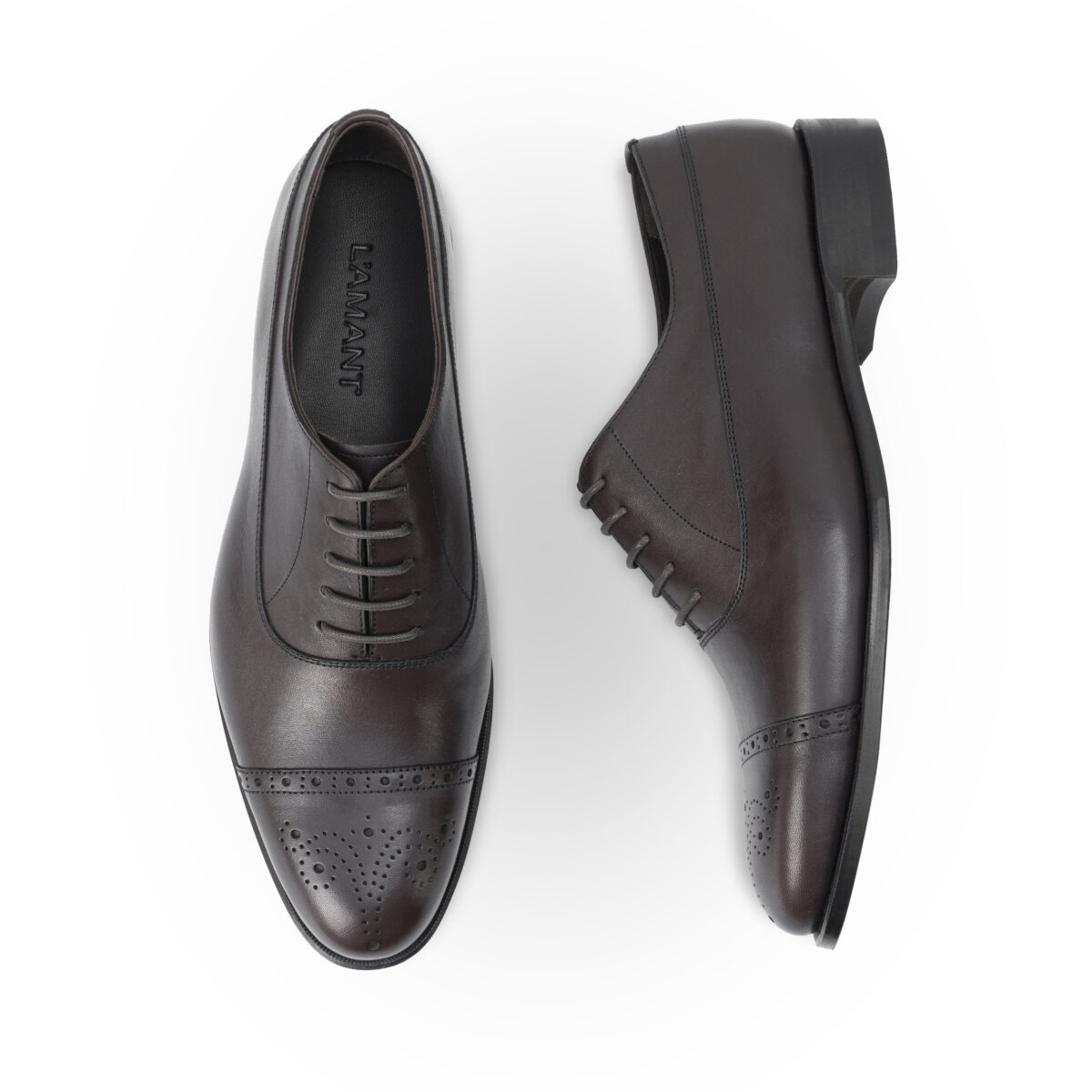 Cavalier – Medallion Oxford – Dark Brown